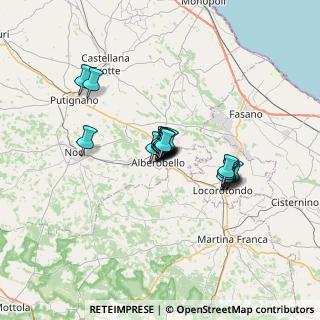 Mappa Viale Bari, 70011 Alberobello BA, Italia (4.43421)