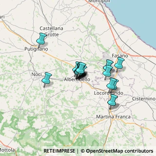 Mappa Via Margherita, 70011 Alberobello BA, Italia (4.5685)