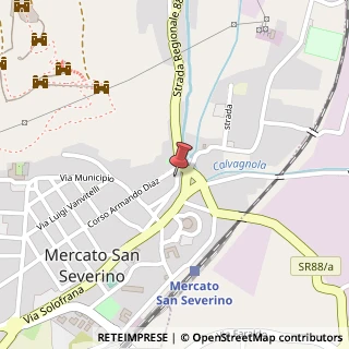 Mappa Via Orefici, 12, 84085 Mercato San Severino, Salerno (Campania)