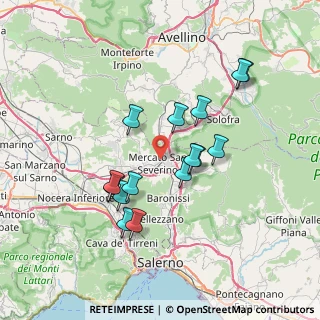 Mappa Via Orefici, 84085 Mercato San Severino SA, Italia (7.006)