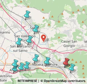 Mappa Via Masseria Spagnuolo, 84087 Sarno SA, Italia (5.87692)
