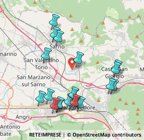Mappa Via Masseria Spagnuolo, 84087 Sarno SA, Italia (4.499)