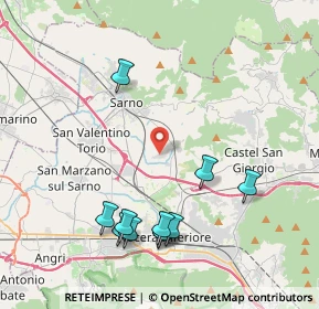 Mappa Via Masseria Spagnuolo, 84087 Sarno SA, Italia (4.77909)