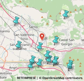 Mappa Via Masseria Spagnuolo, 84087 Sarno SA, Italia (5.42071)