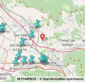 Mappa Via Masseria Spagnuolo, 84087 Sarno SA, Italia (5.45917)