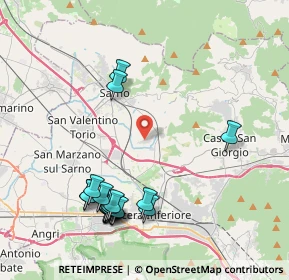 Mappa Via Masseria Spagnuolo, 84087 Sarno SA, Italia (5)