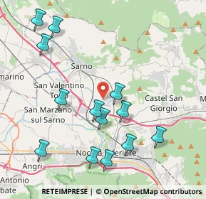 Mappa Via Masseria Spagnuolo, 84087 Sarno SA, Italia (4.77154)