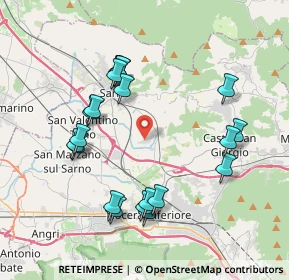 Mappa Via Masseria Spagnuolo, 84087 Sarno SA, Italia (4.262)