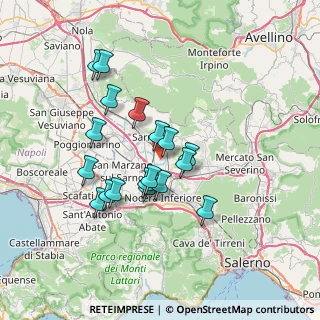Mappa Via Masseria Spagnuolo, 84087 Sarno SA, Italia (6.55222)