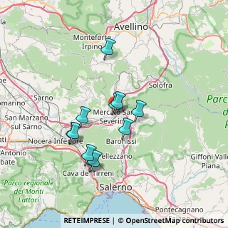 Mappa Via Municipio, 84088 Mercato San Severino SA, Italia (6.50273)