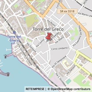 Mappa Piazza Santa Croce, 23, 80059 Torre del Greco, Napoli (Campania)