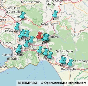 Mappa Via Principe di Carignano, 84085 Mercato San Severino SA, Italia (15.1155)