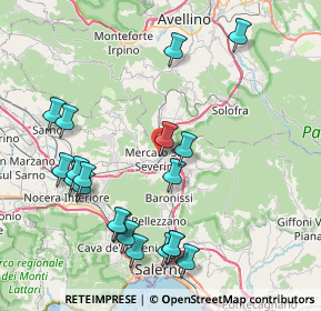 Mappa Piazza G. D'Annunzio, 84085 Mercato San Severino SA, Italia (9.7285)