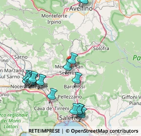 Mappa Via Principe di Carignano, 84085 Mercato San Severino SA, Italia (10.1325)