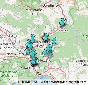 Mappa Piazza G. D'Annunzio, 84085 Mercato San Severino SA, Italia (6.8315)