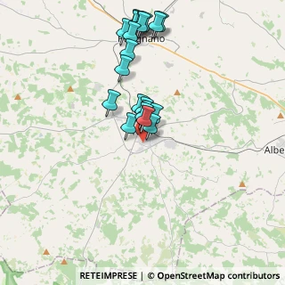 Mappa Via Elio Vittorini, 70015 Noci BA, Italia (3.934)