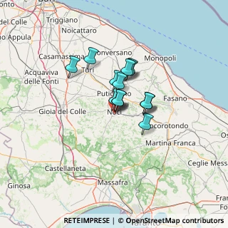 Mappa Via Elio Vittorini, 70015 Noci BA, Italia (8.362)