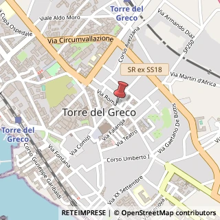 Mappa Via Roma, 92, 80059 Torre del Greco, Napoli (Campania)