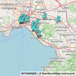 Mappa Via Salvator Noto, 80059 Torre del Greco NA, Italia (7.90867)