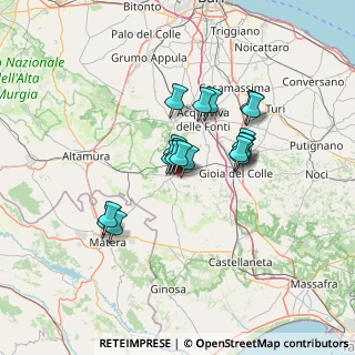 Mappa Via Gioia Zona Industriale, 70029 Santeramo In Colle BA, Italia (10.75947)