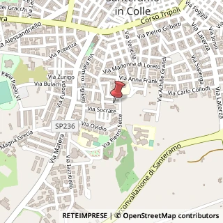 Mappa Via Socrate, 62, 70029 Santeramo in Colle, Bari (Puglia)