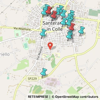 Mappa Via Socrate, 70029 Santeramo In Colle BA, Italia (0.69)
