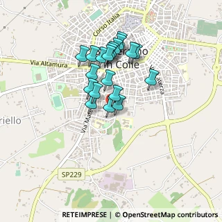 Mappa Via Socrate, 70029 Santeramo In Colle BA, Italia (0.3815)