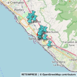 Mappa Via Fosso Sanmichele, 80059 Torre del Greco NA, Italia (1.23188)