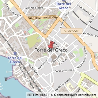 Mappa Via Diego Colamarino, 62, 80059 Torre del Greco, Napoli (Campania)