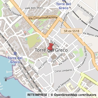 Mappa Via Diego Colamarino, 64, 80059 Torre del Greco, Napoli (Campania)
