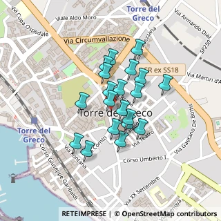 Mappa Largo Santissimo, 80059 Torre del Greco NA, Italia (0.172)