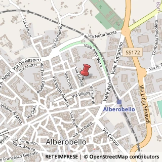 Mappa Via Giovanni Gentile, 17, 70011 Alberobello, Bari (Puglia)