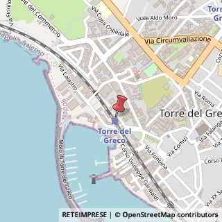 Mappa Piazzale Ferrovia, 80059 Torre del Greco NA, Italia, 80059 Torre del Greco, Napoli (Campania)