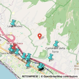 Mappa Via Lamaria Ruospo, 80059 Torre del Greco NA, Italia (1.7255)