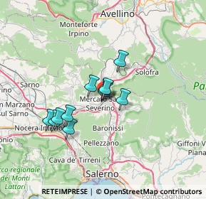 Mappa Via San Francesco, 84085 Mercato San Severino SA, Italia (5.29455)