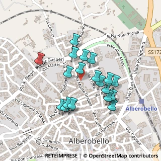 Mappa Via Monte Grappa, 70011 Alberobello BA, Italia (0.2065)