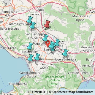 Mappa Via Nuova S. Marzano, 80040 Scafati SA, Italia (6.72692)