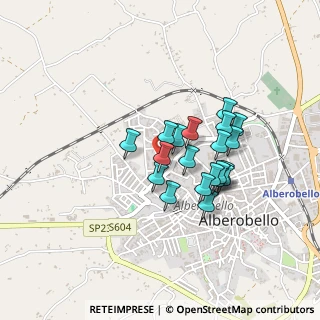 Mappa Via G. Ungaretti, 70011 Alberobello BA, Italia (0.361)