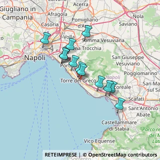Mappa Via Fiume Dragone, 80059 Torre del Greco NA, Italia (6.07077)