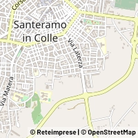 Kaart Santeramo in Colle