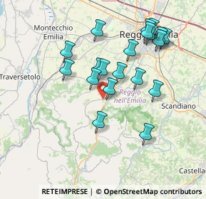 Mappa Vezzano Sul Crostolo, 42030 Vezzano sul Crostolo RE, Italia (7.332)