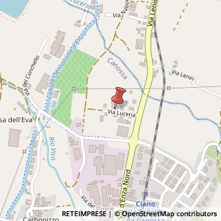 Mappa Via Luceria, 14, 42026 Canossa, Reggio nell'Emilia (Emilia Romagna)