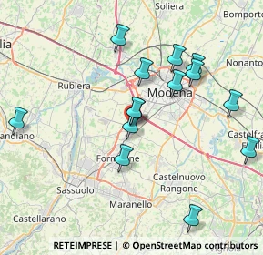 Mappa Via Del Monastero, 41126 Modena MO, Italia (7.68071)