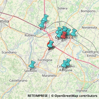 Mappa Via del Monastero, 41126 Baggiovara MO, Italia (6.27333)