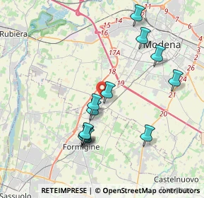 Mappa Via Del Monastero, 41126 Modena MO, Italia (3.8075)