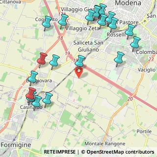 Mappa Strada Cadiane, 41126 Modena MO, Italia (2.8075)