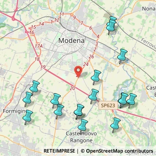 Mappa Via Bellaria, 41100 Modena MO, Italia (5.48765)
