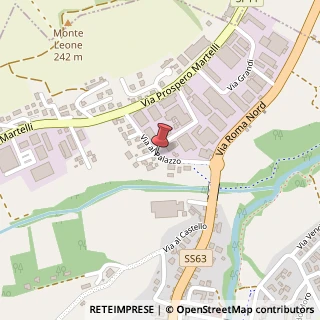 Mappa Via del palazzo, 42030 Vezzano sul Crostolo, Reggio nell'Emilia (Emilia Romagna)