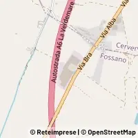 Mapa Fossano