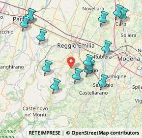 Mappa Via Castellana, 42020 Albinea RE, Italia (17.82533)